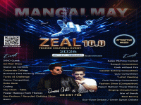 Zeal 10.0 2026 Techno Cultural Event Poster